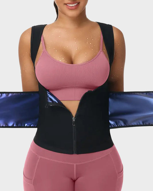 Adjustable Sauna Waist Trainer | Sweat Tank Top Shapewear