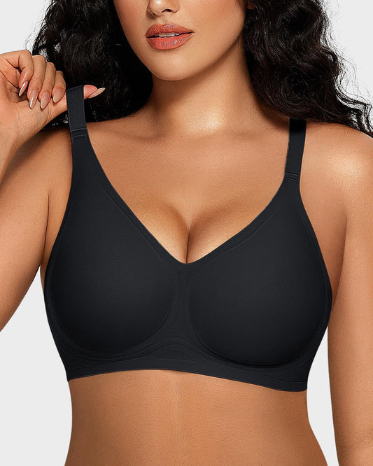 Seamless Jelly Strip Wireless Bra | Memory Foam Support