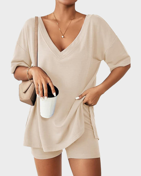 Oversized 2-Piece Lounge Set | Women's Casual Co-Ord