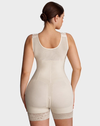 Double Tummy Control Faja | Full Body Shapewear Zip Up