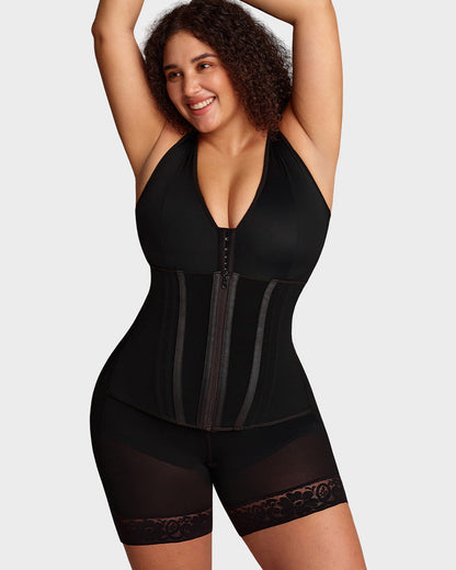 Double Tummy Control Faja | Full Body Shapewear Zip Up