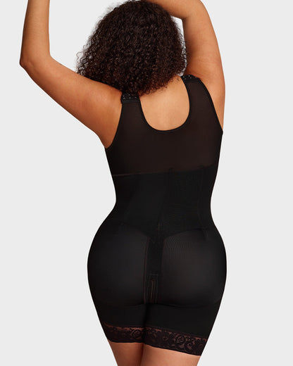 Double Tummy Control Faja | Full Body Shapewear Zip Up