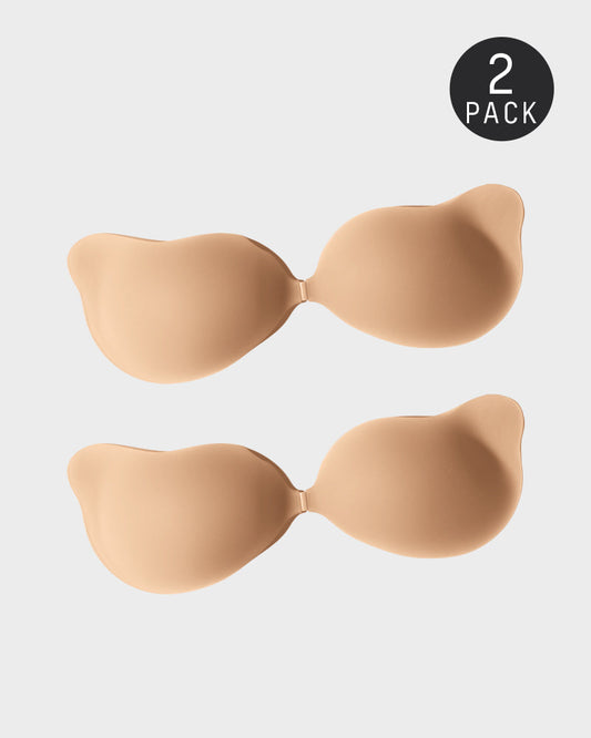 Sticky Cleavage Bra 2-Pack | Invisible Backless Silicone Lift
