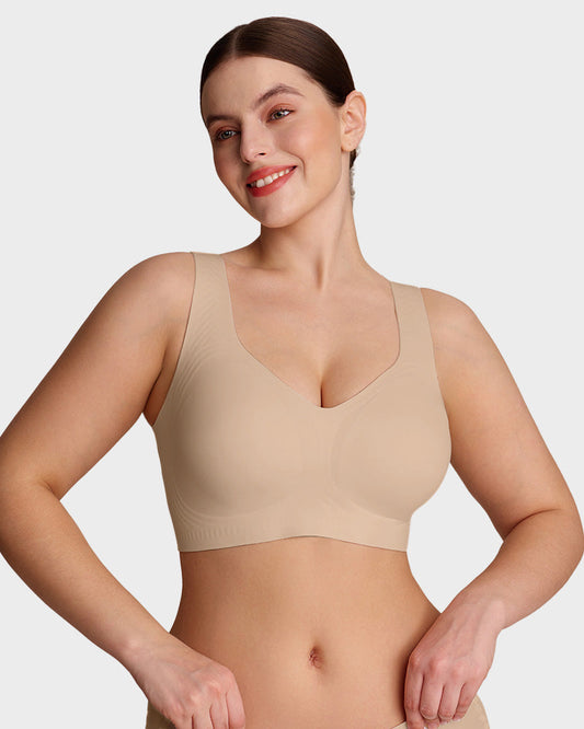 Wire-Free Jelly Minimiser Bra | Anti Tent Effect Underwear
