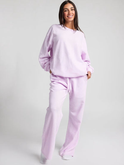 Premium Waffle Loungewear Set | Women's Long Sleeve