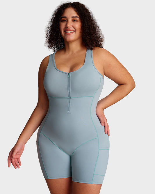 Sauna Workout Romper | Women's Thermal Sports Bodysuit
