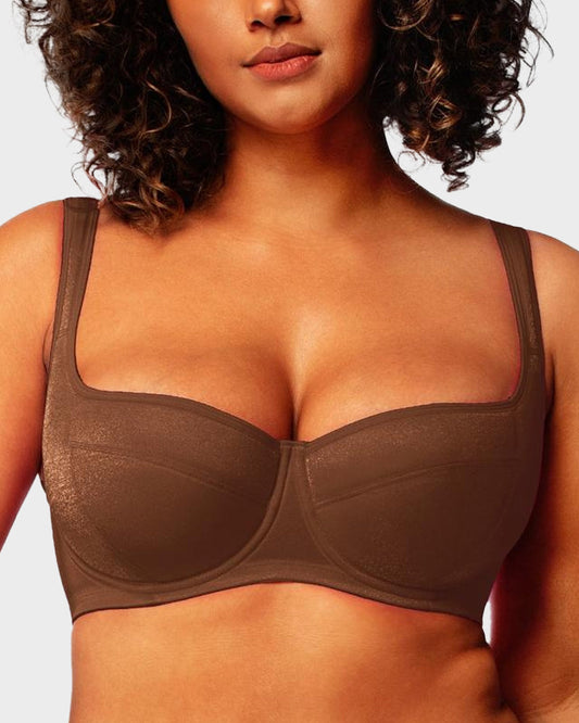 Shimmer Balconette Bra | Lightly Padded Underwire Lingerie