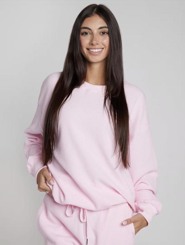 Premium Waffle Loungewear Set | Women's Long Sleeve