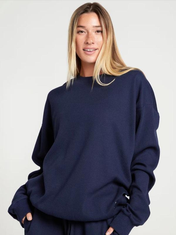 Premium Waffle Loungewear Set | Women's Long Sleeve