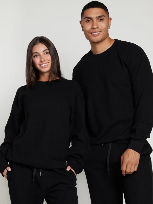 Premium Waffle Loungewear Set | Women's Long Sleeve