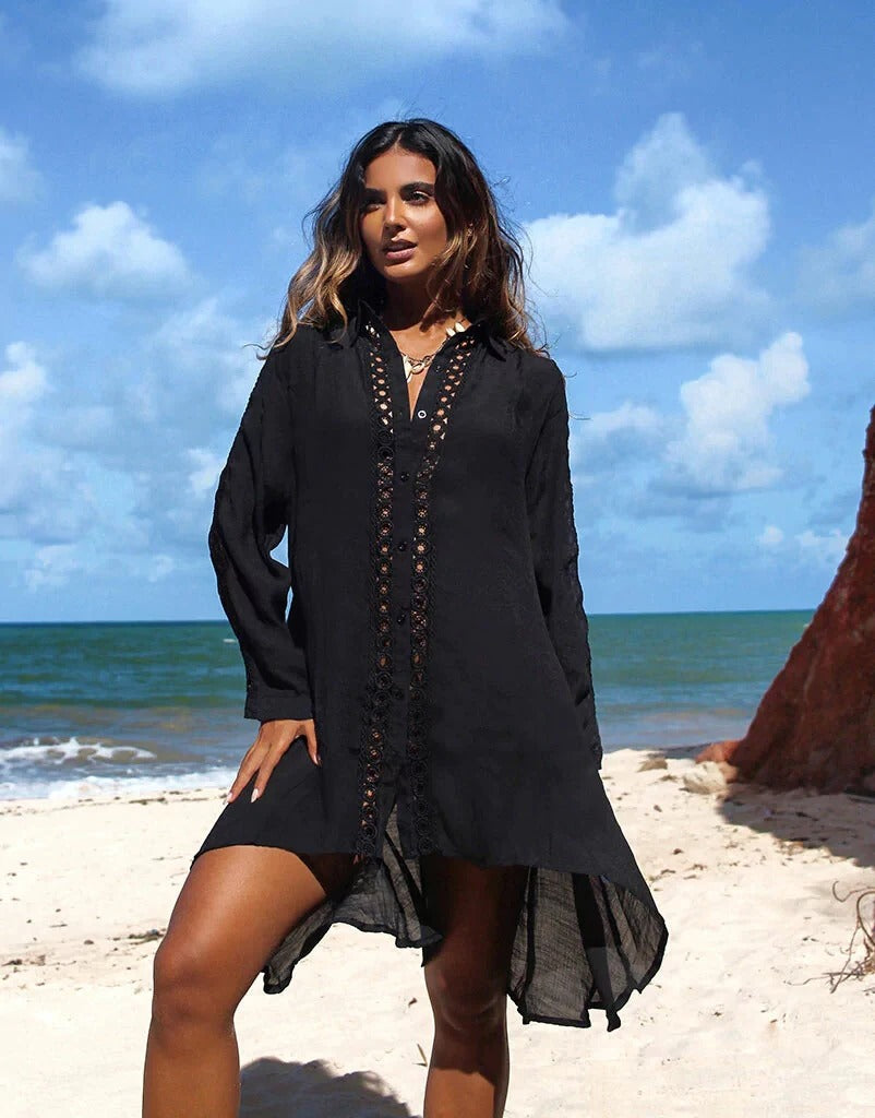 Tallulah Tiered Maxi Resort Caftan