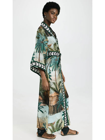 Tallulah Tiered Maxi Resort Caftan
