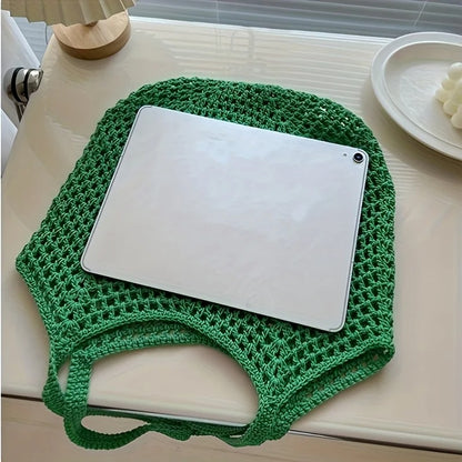 Boho Woven String Beach Market Bag