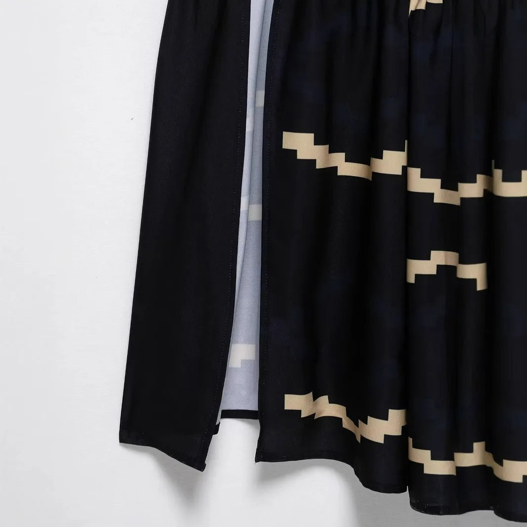 Summer Tiered Halterneck Maxi Dress with Side Slit