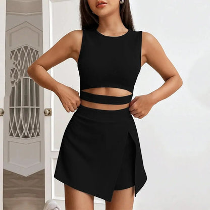 Nova Active Crop Top & Wrap Skort Co-Ord Set