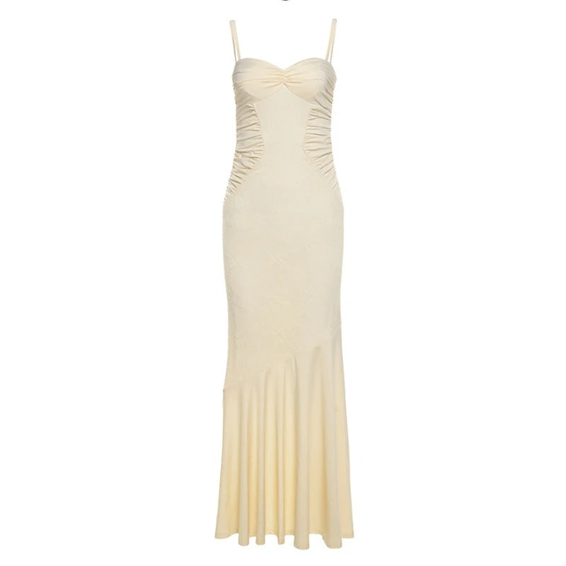 Elena Lace Corset Mermaid Maxi Dress