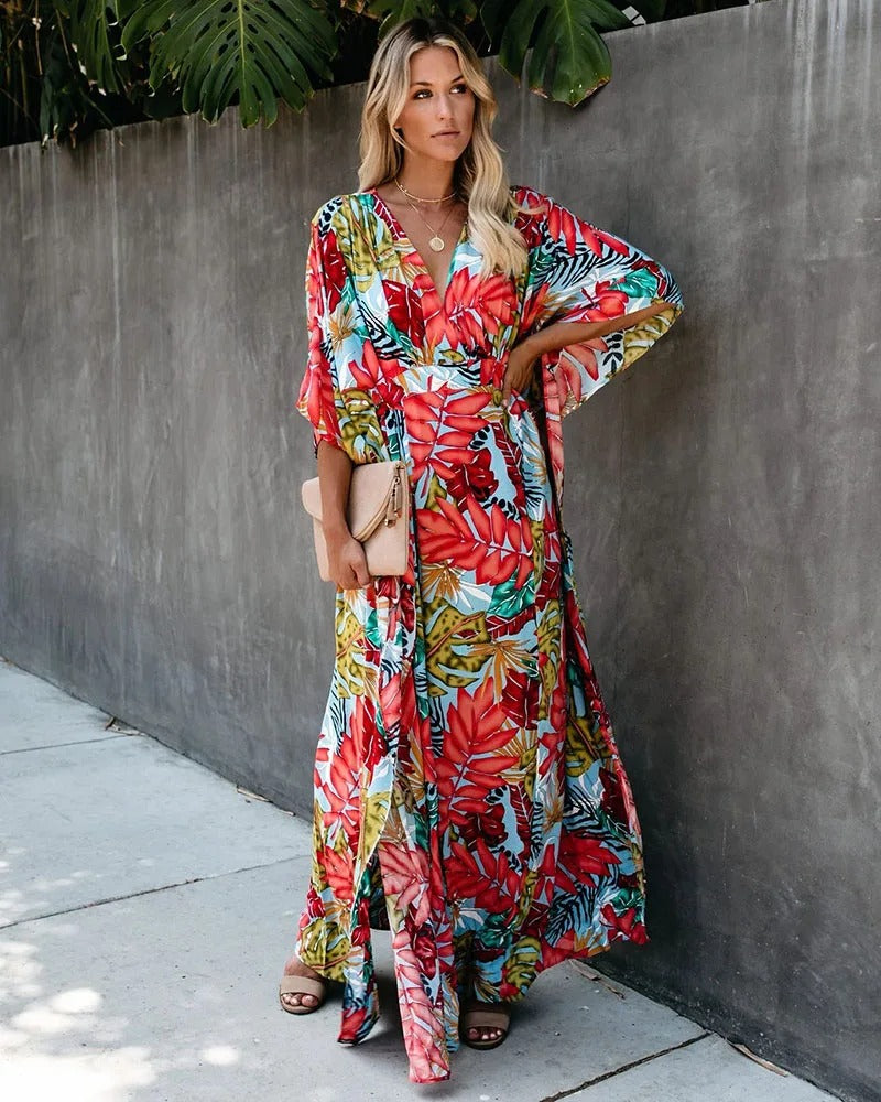 Tallulah Tiered Maxi Resort Caftan